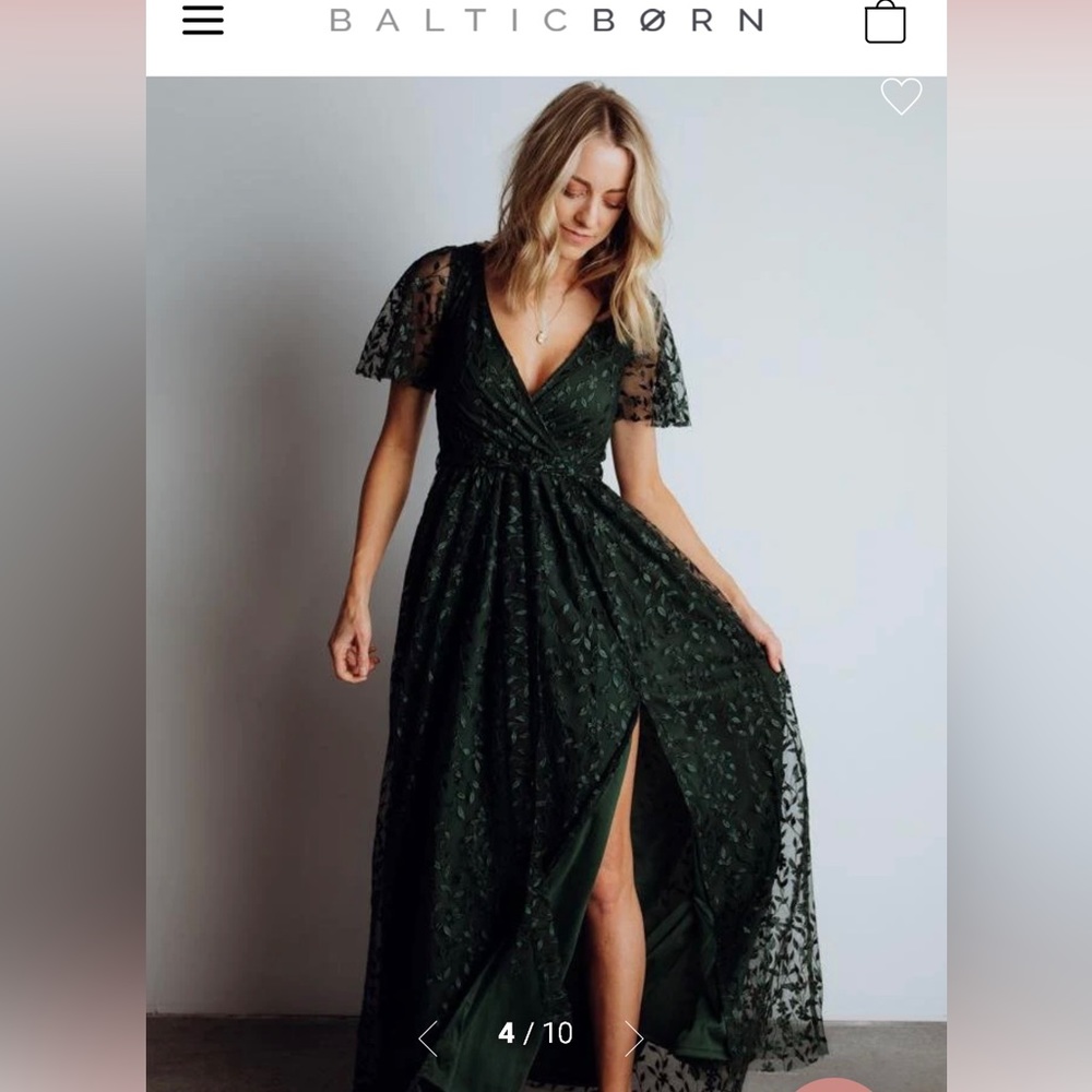 Baltic Born Marseille Embossed Maxi - GREEN S